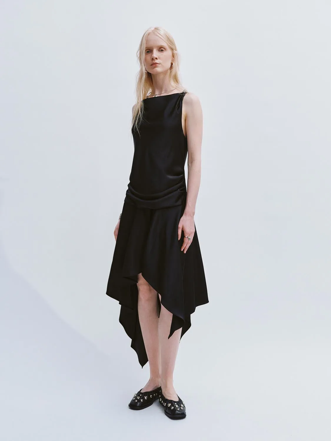 Irregular Hem A-Line Dresses sold by Urban Revivo product image thumbnail 2