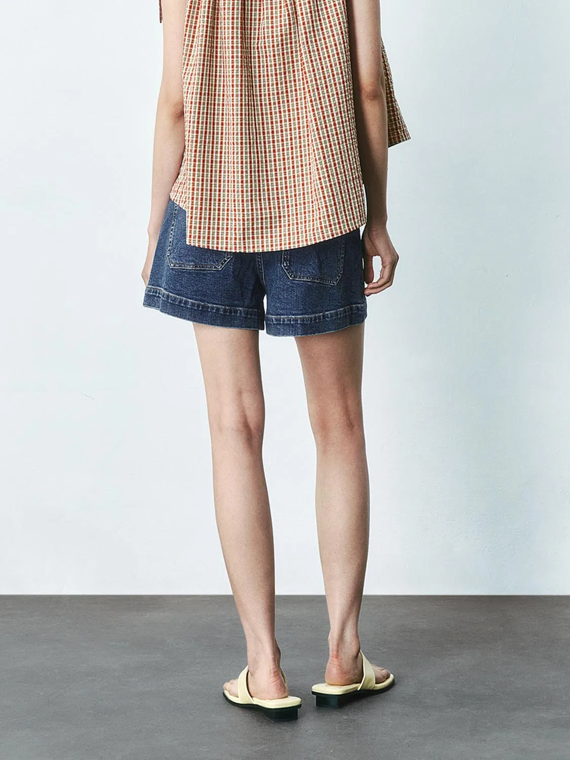 Denim Shorts sold by Urban Revivo product image thumbnail 3