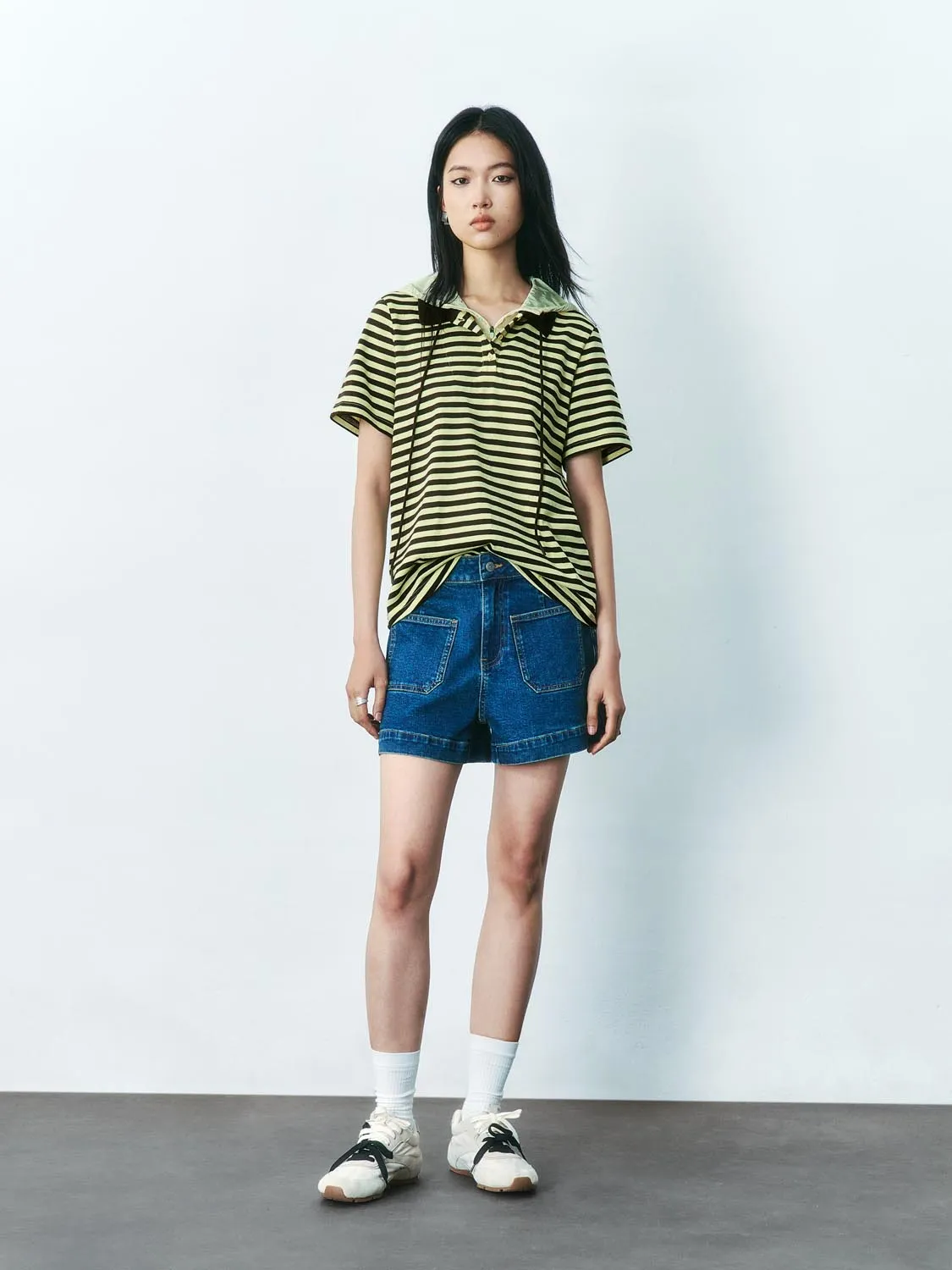 Striped Short Sleeve T-Shirts sold by Urban Revivo product image thumbnail 3