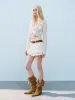 Lace Tie Up Front Blouses sold by Urban Revivo