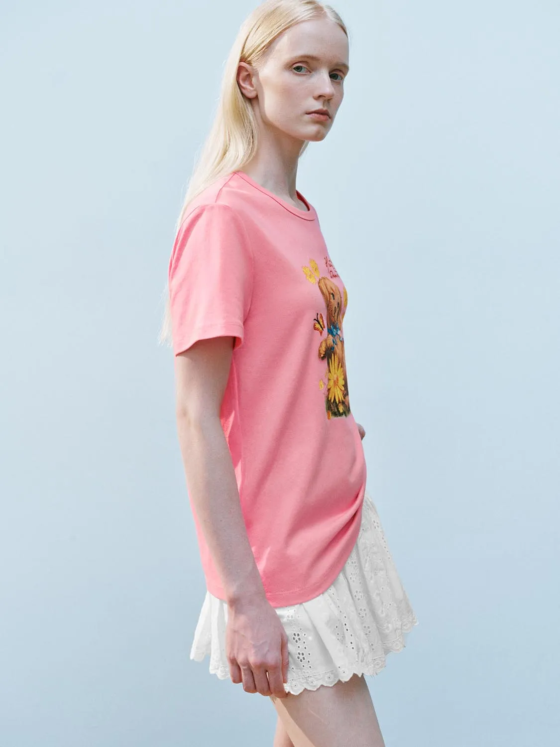 Printed Short Sleeve T-Shirts sold by Urban Revivo product image thumbnail 2