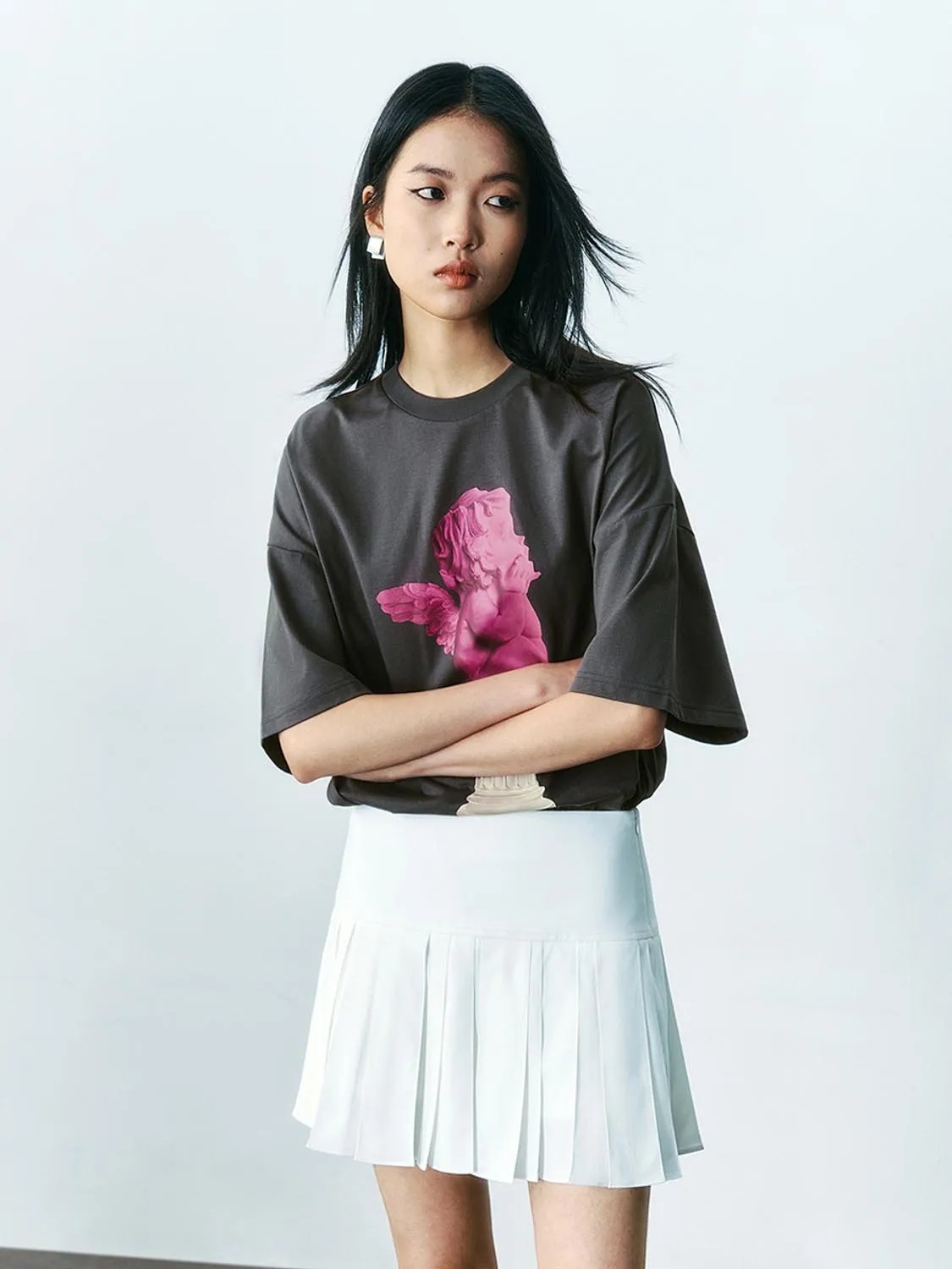 Printed Short Sleeve T-Shirts sold by Urban Revivo product image thumbnail 5