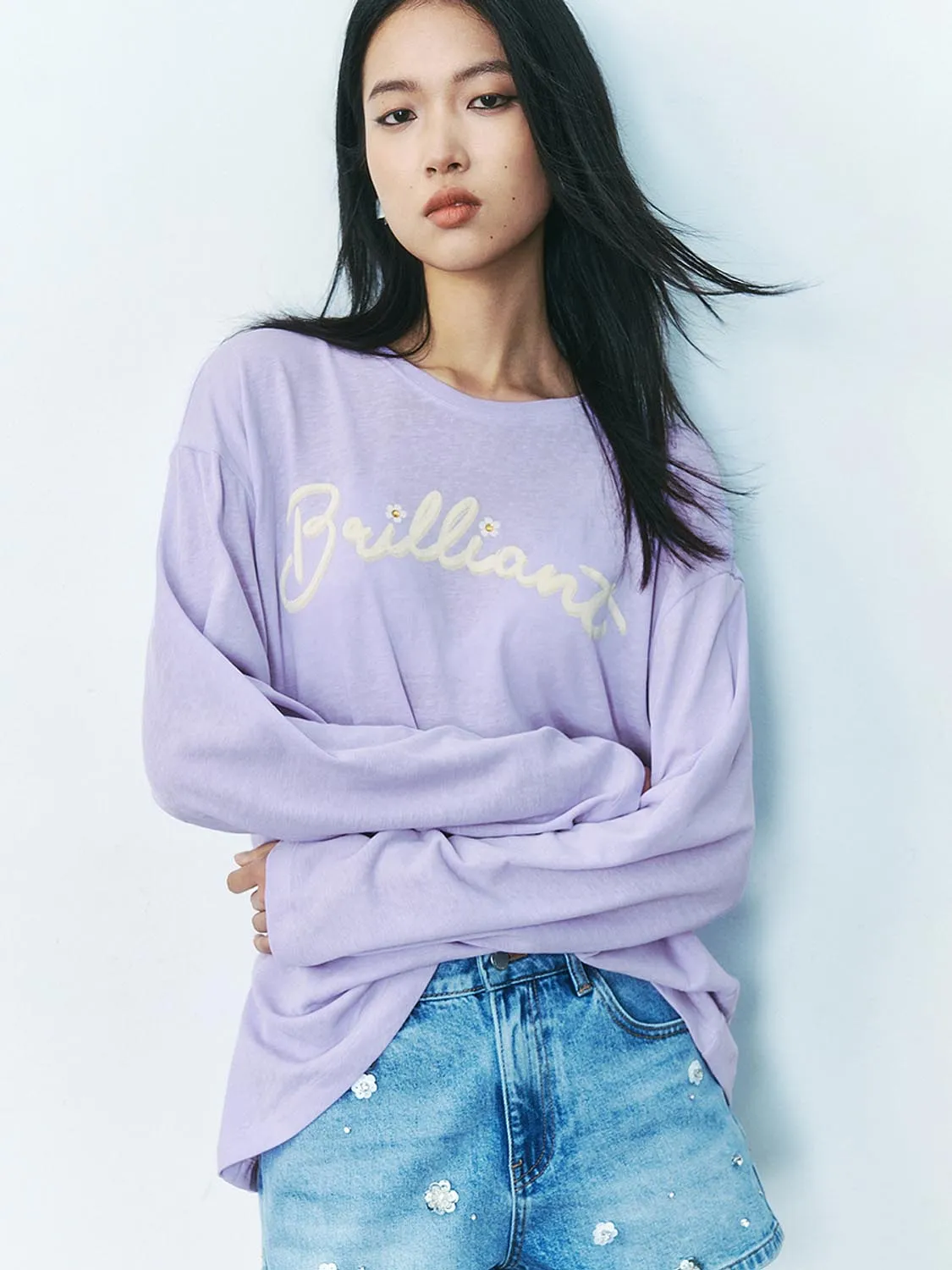 Printed Long Sleeve T-Shirts sold by Urban Revivo product image thumbnail 5