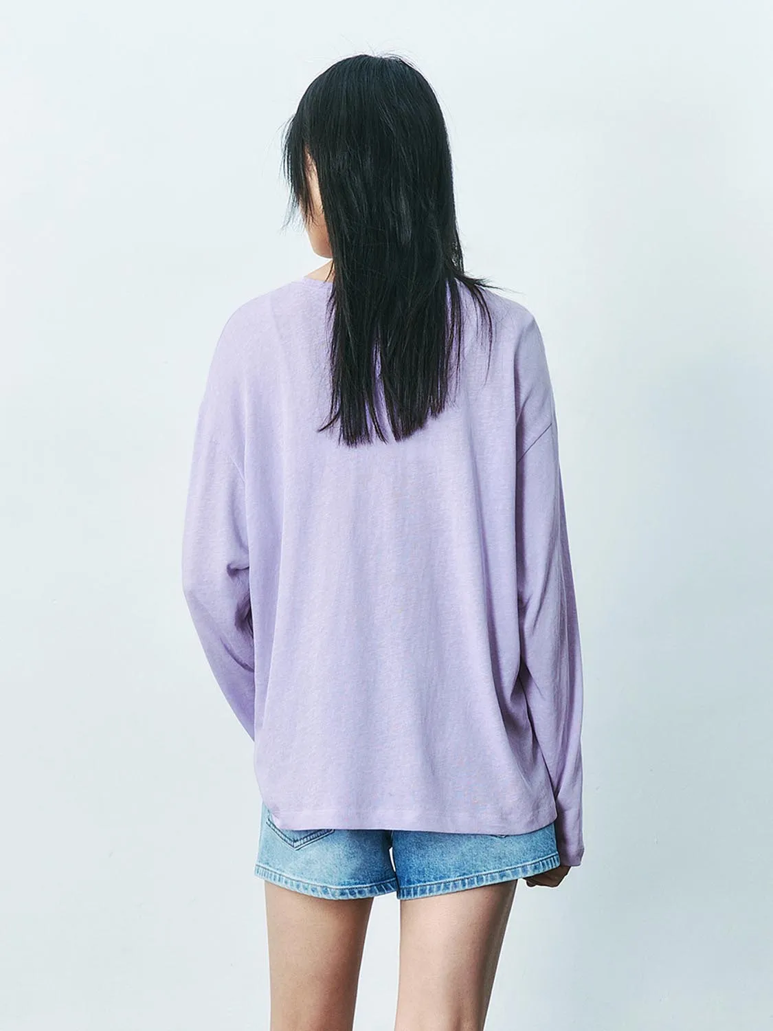 Printed Long Sleeve T-Shirts sold by Urban Revivo product image thumbnail 2