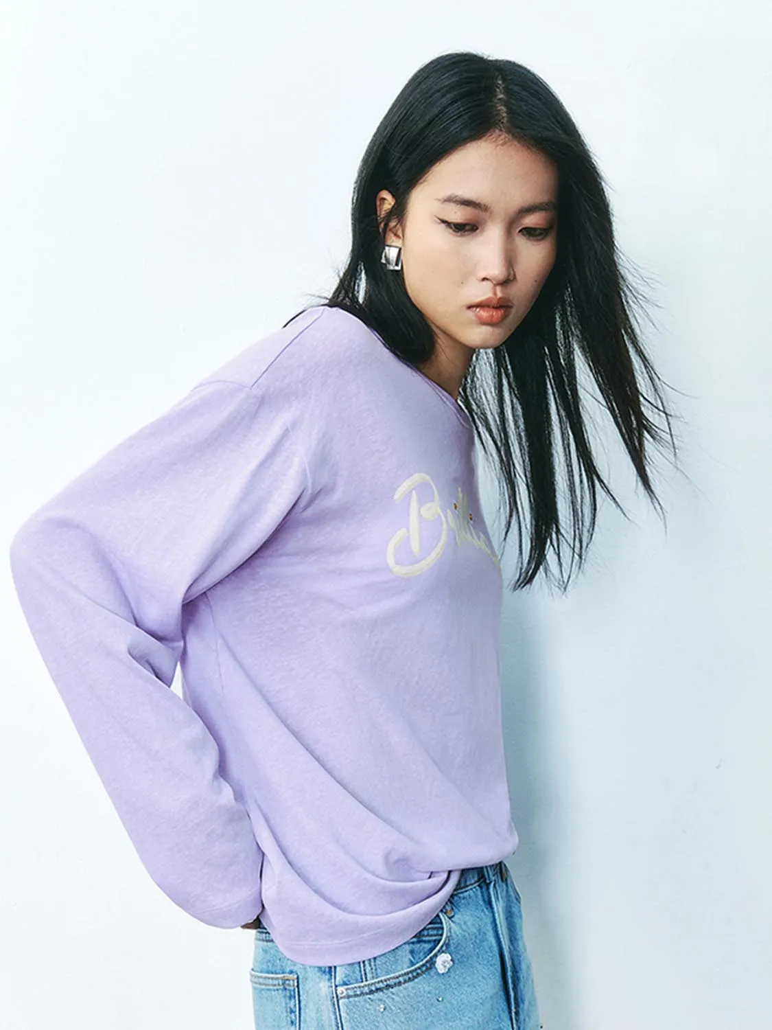 Printed Long Sleeve T-Shirts sold by Urban Revivo product image thumbnail 3