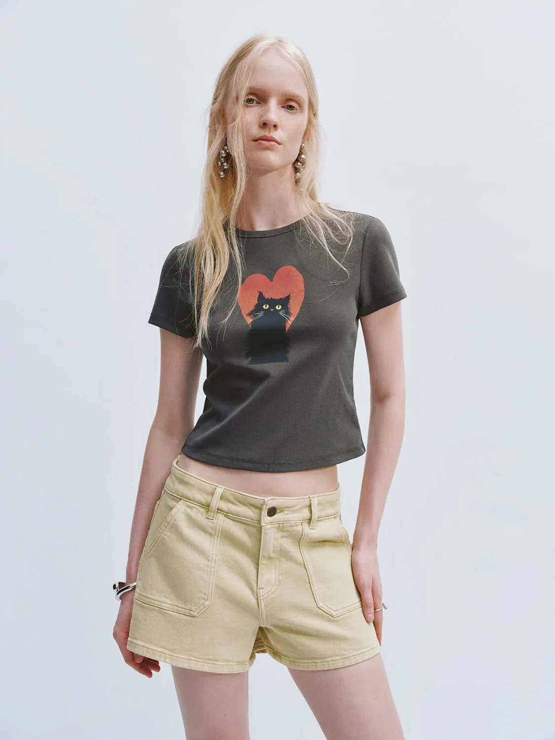 Printed Short Sleeve T-Shirts sold by Urban Revivo