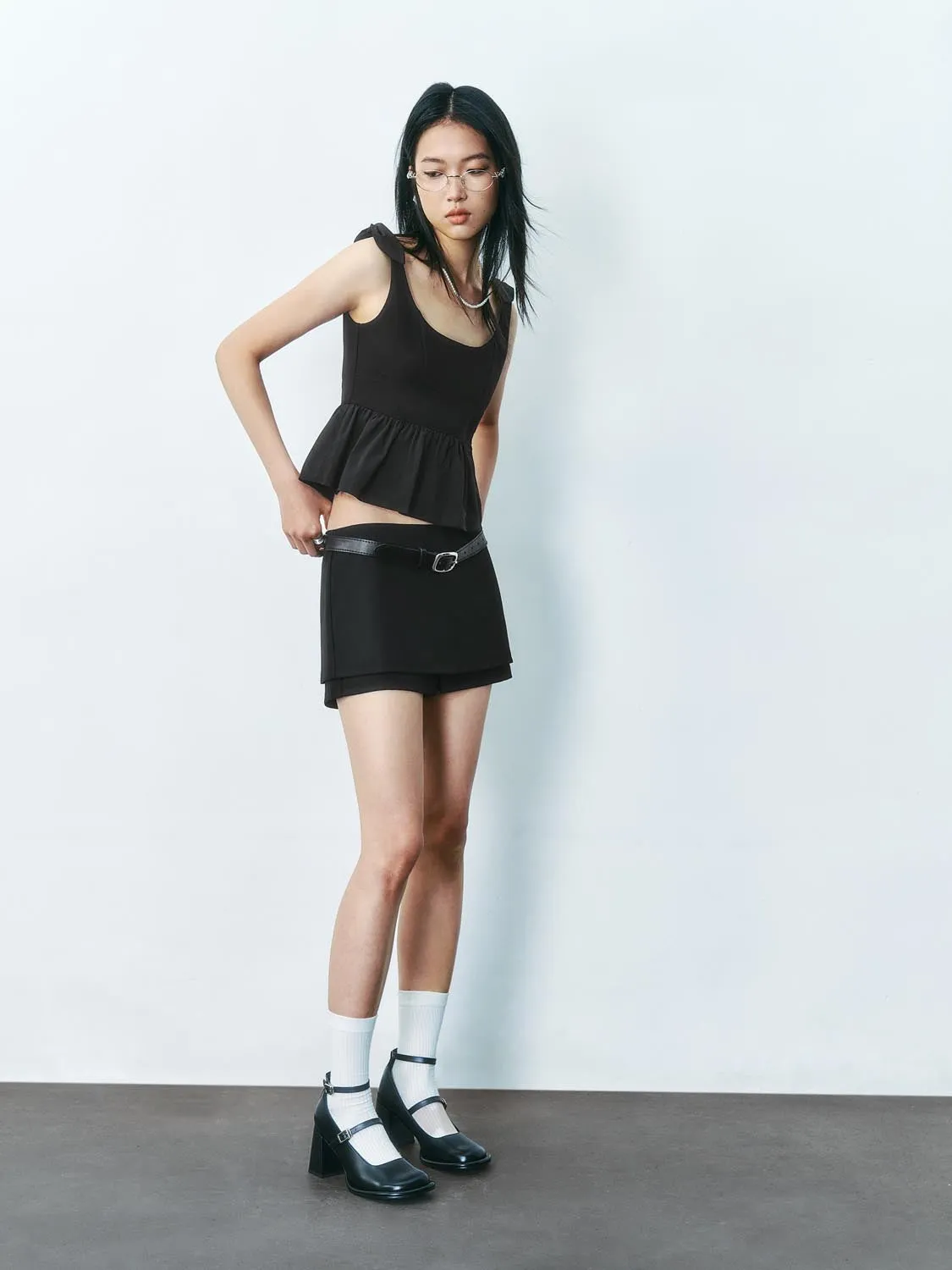 Ruffle Hem Tank Tops sold by Urban Revivo product image thumbnail 3