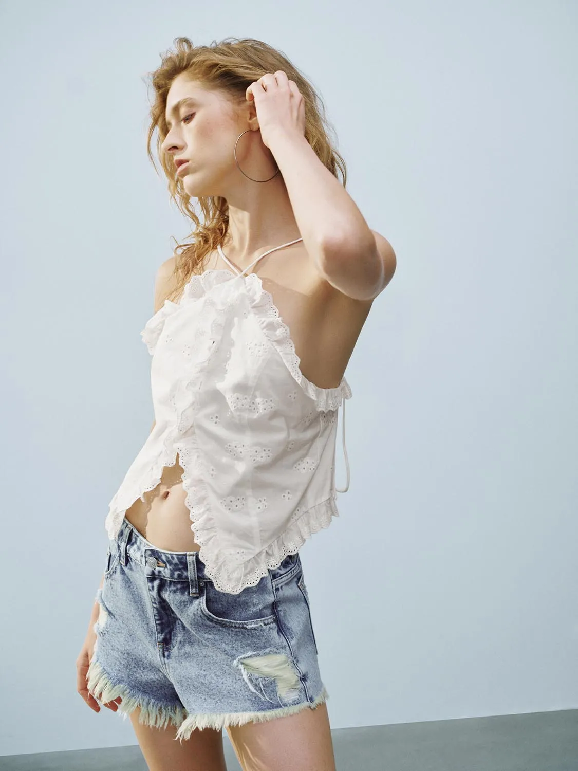 Ruffle Hem Bandeau Tops sold by Urban Revivo product image thumbnail 2