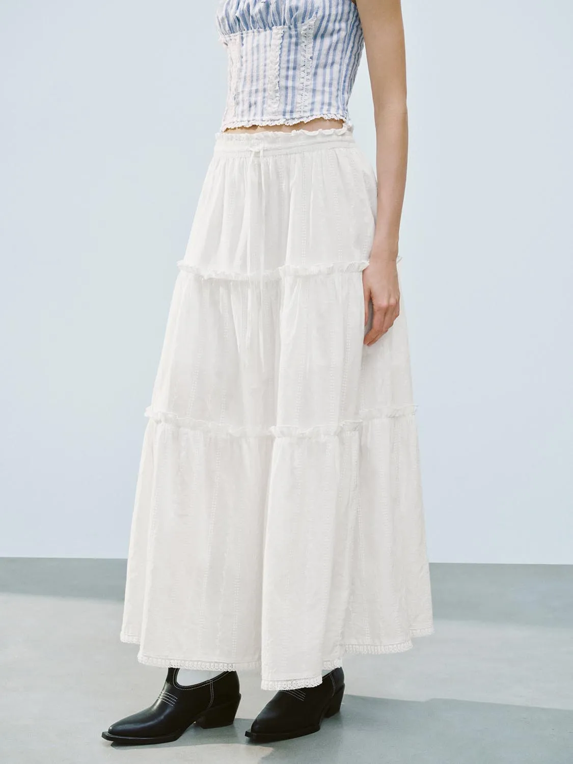 Elastic A-Line Skirts sold by Urban Revivo product image thumbnail 3