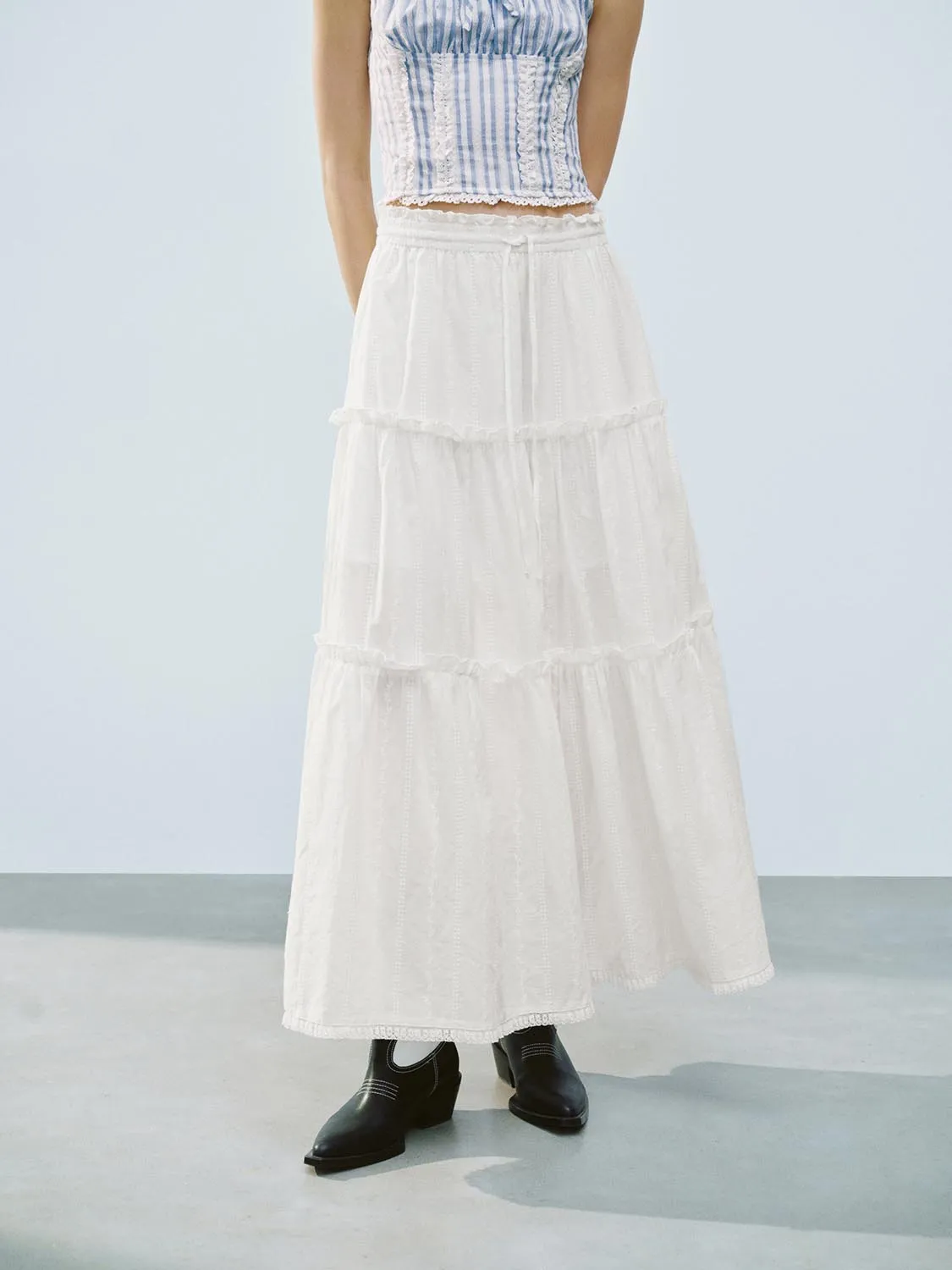 Elastic A-Line Skirts sold by Urban Revivo product image thumbnail 2