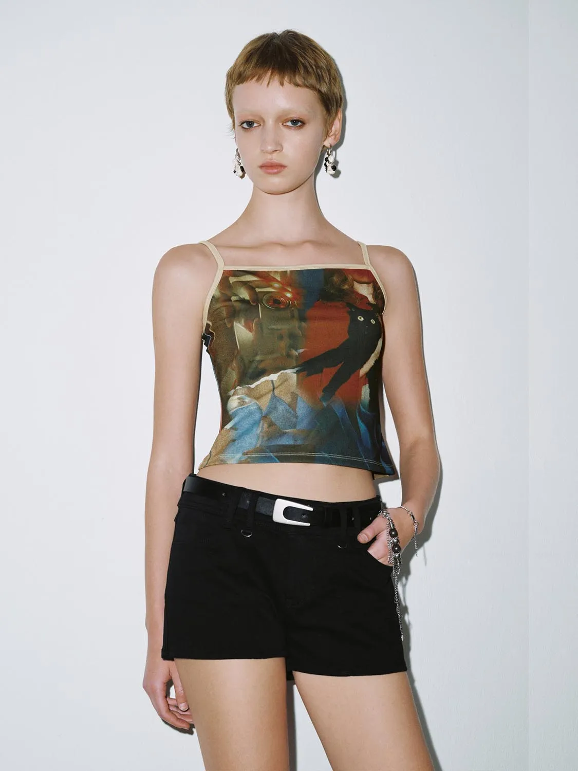 Printed Cami Tops sold by Urban Revivo
