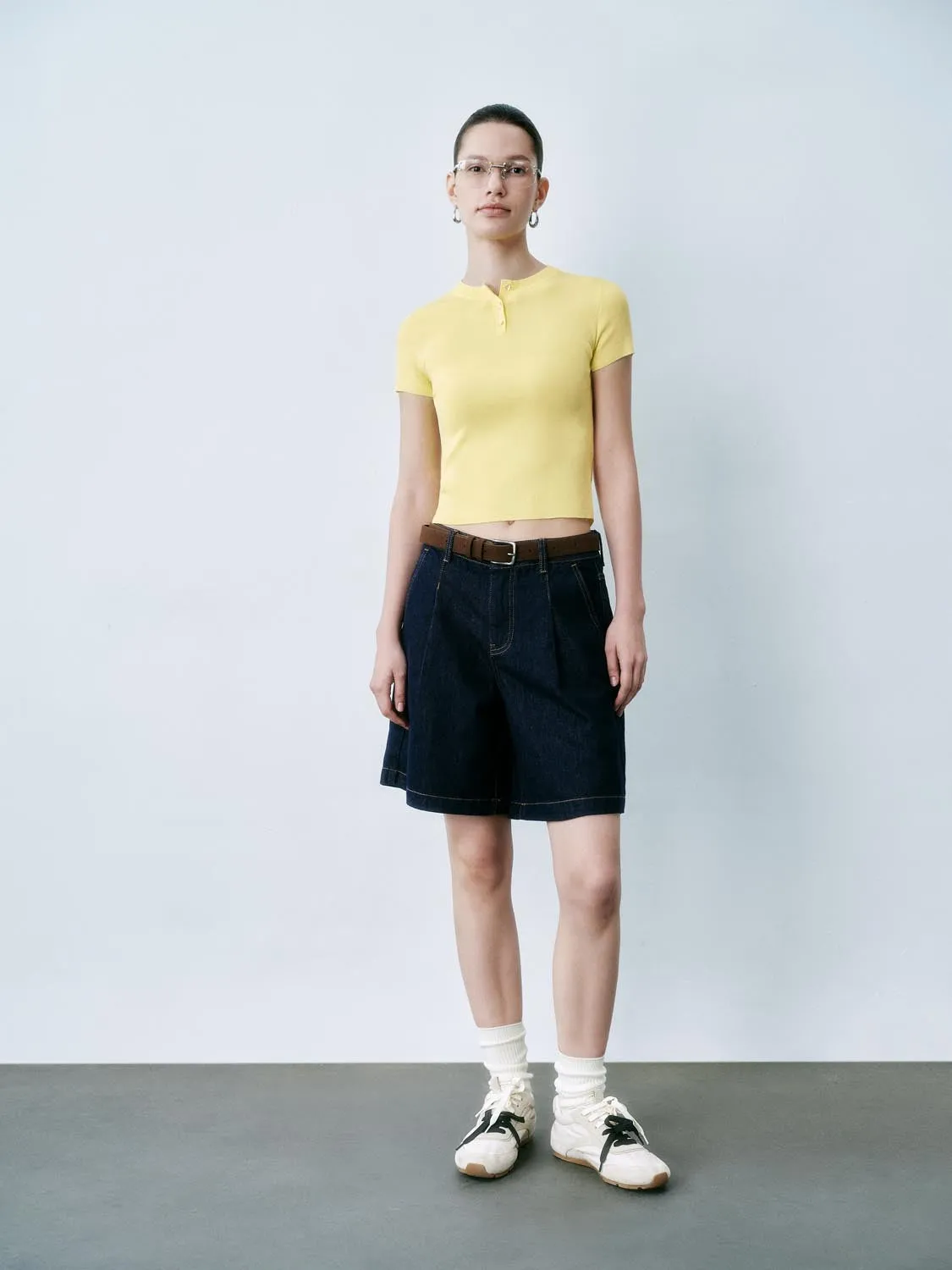 Knitted T-Shirts sold by Urban Revivo product image thumbnail 3