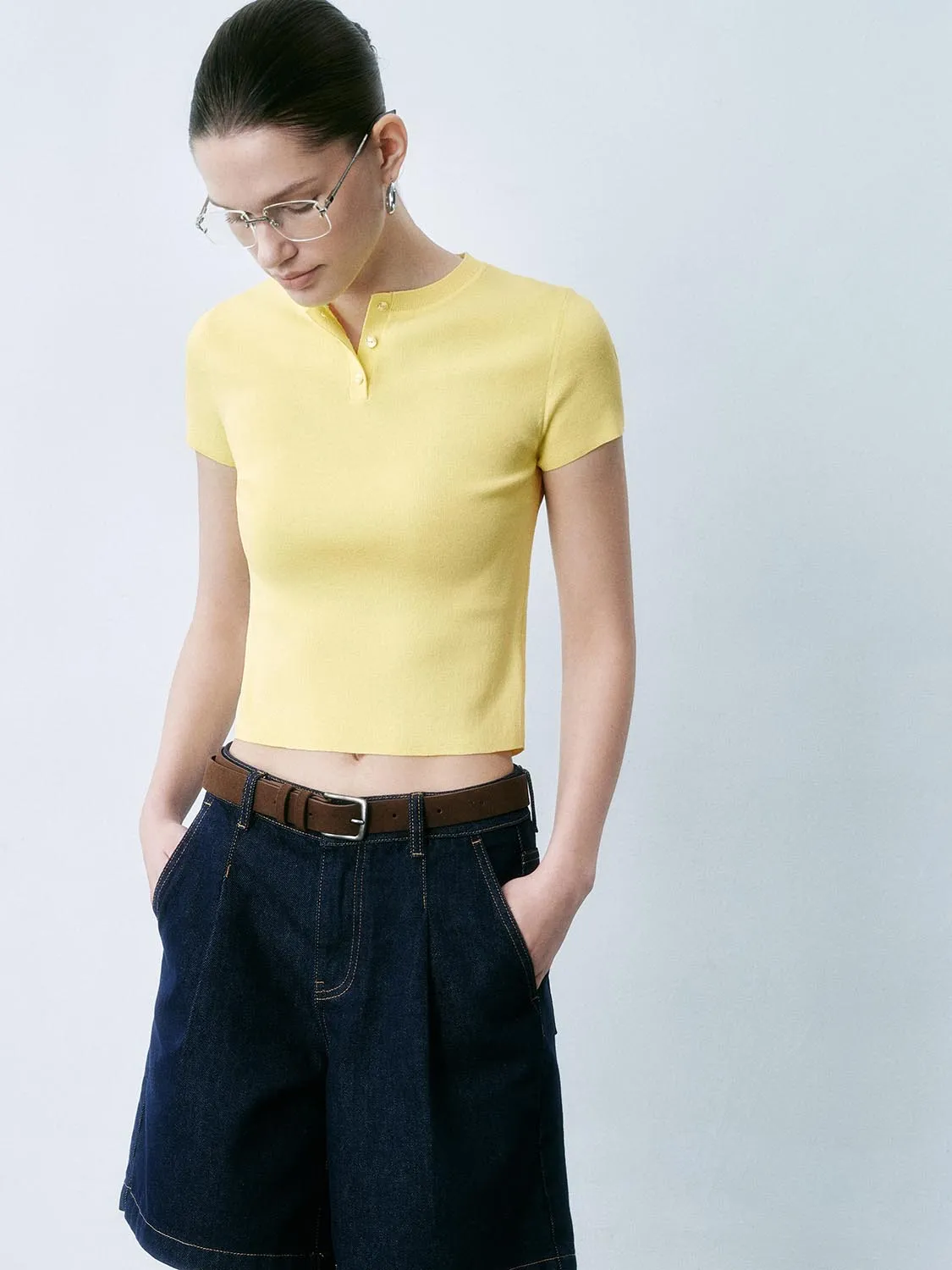 Knitted T-Shirts sold by Urban Revivo product image thumbnail 2