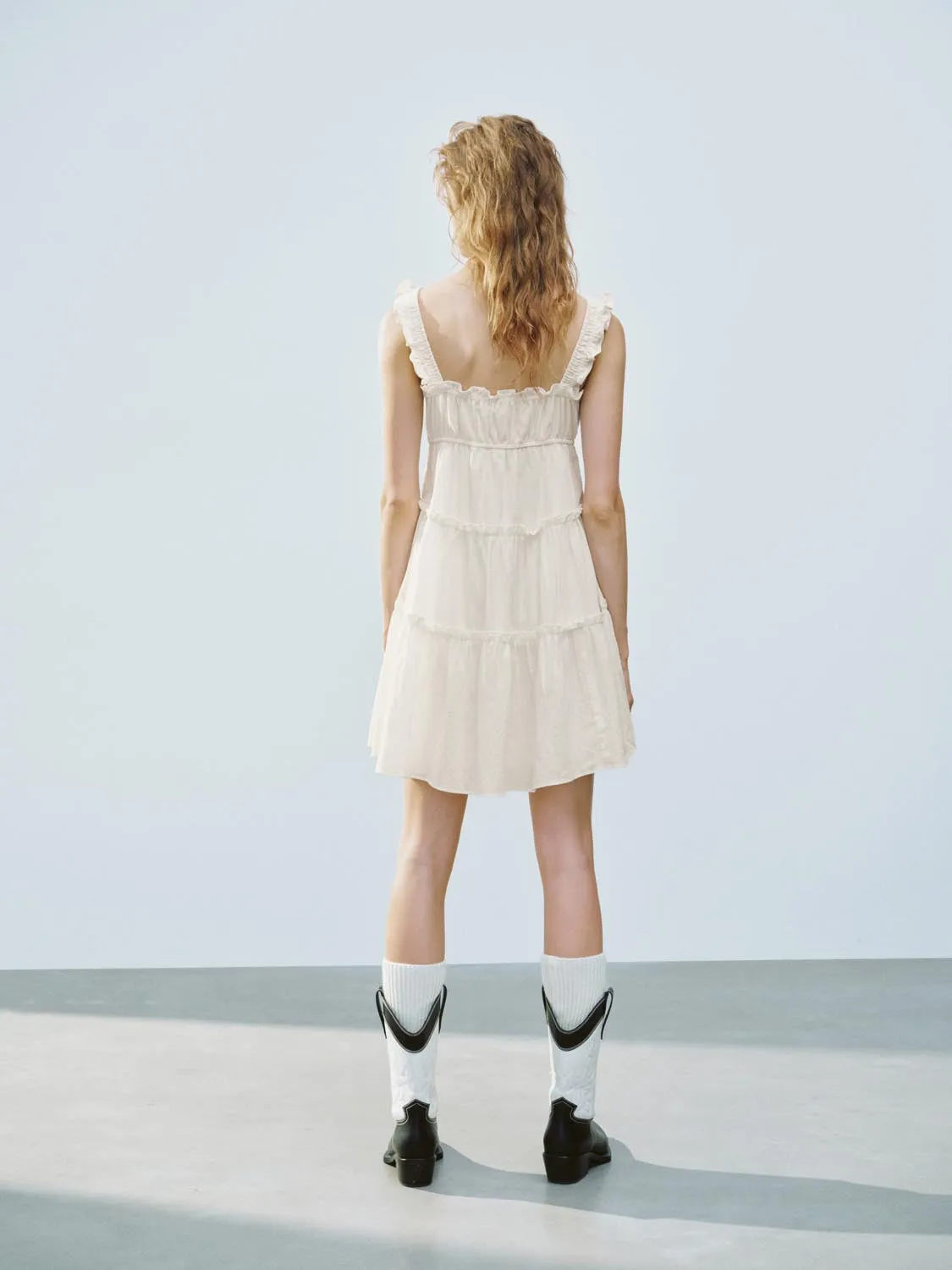 Ruffle Hem A-Line Dresses sold by Urban Revivo product image thumbnail 5