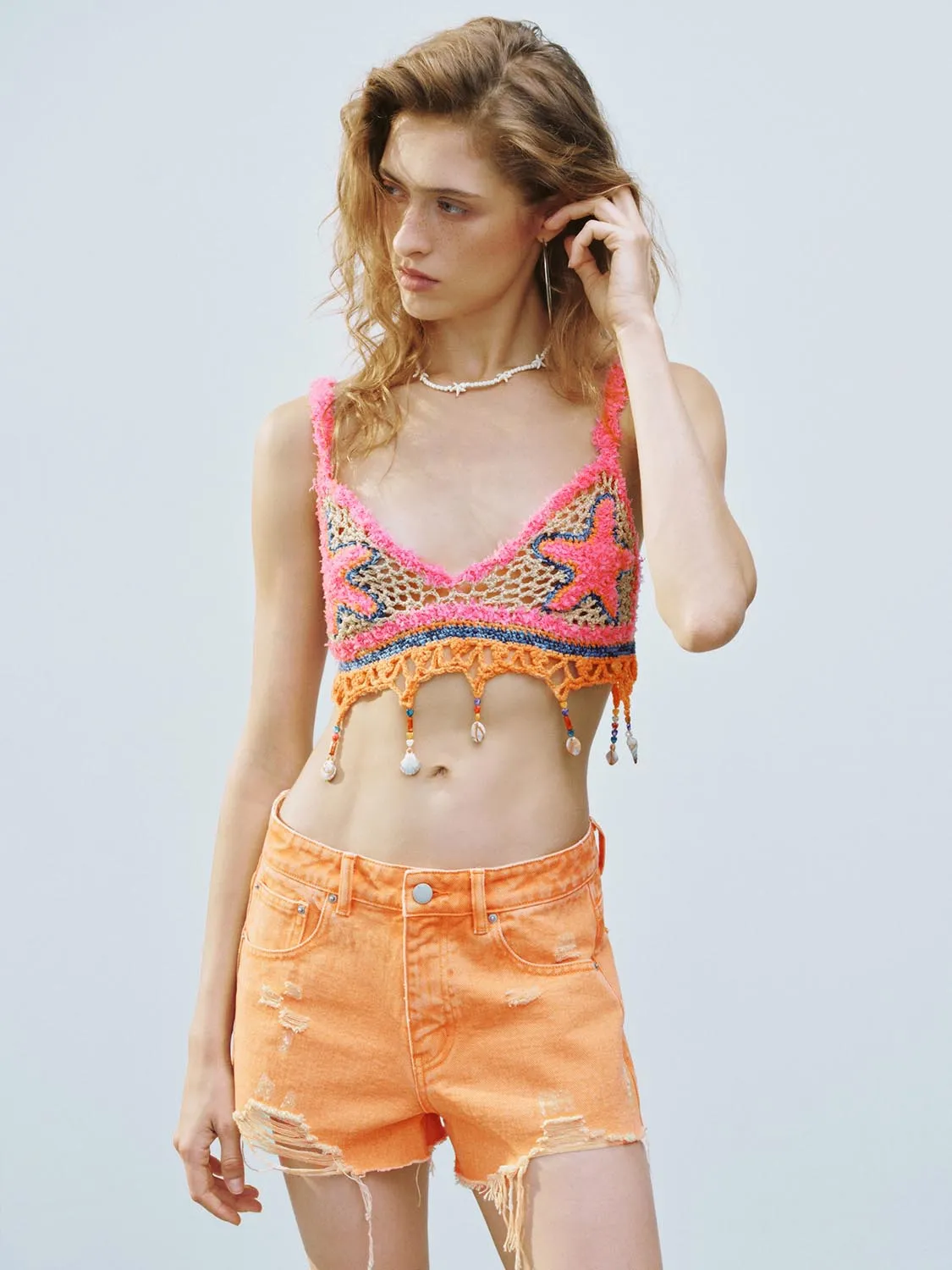 Knitted Cropped Tops sold by Urban Revivo