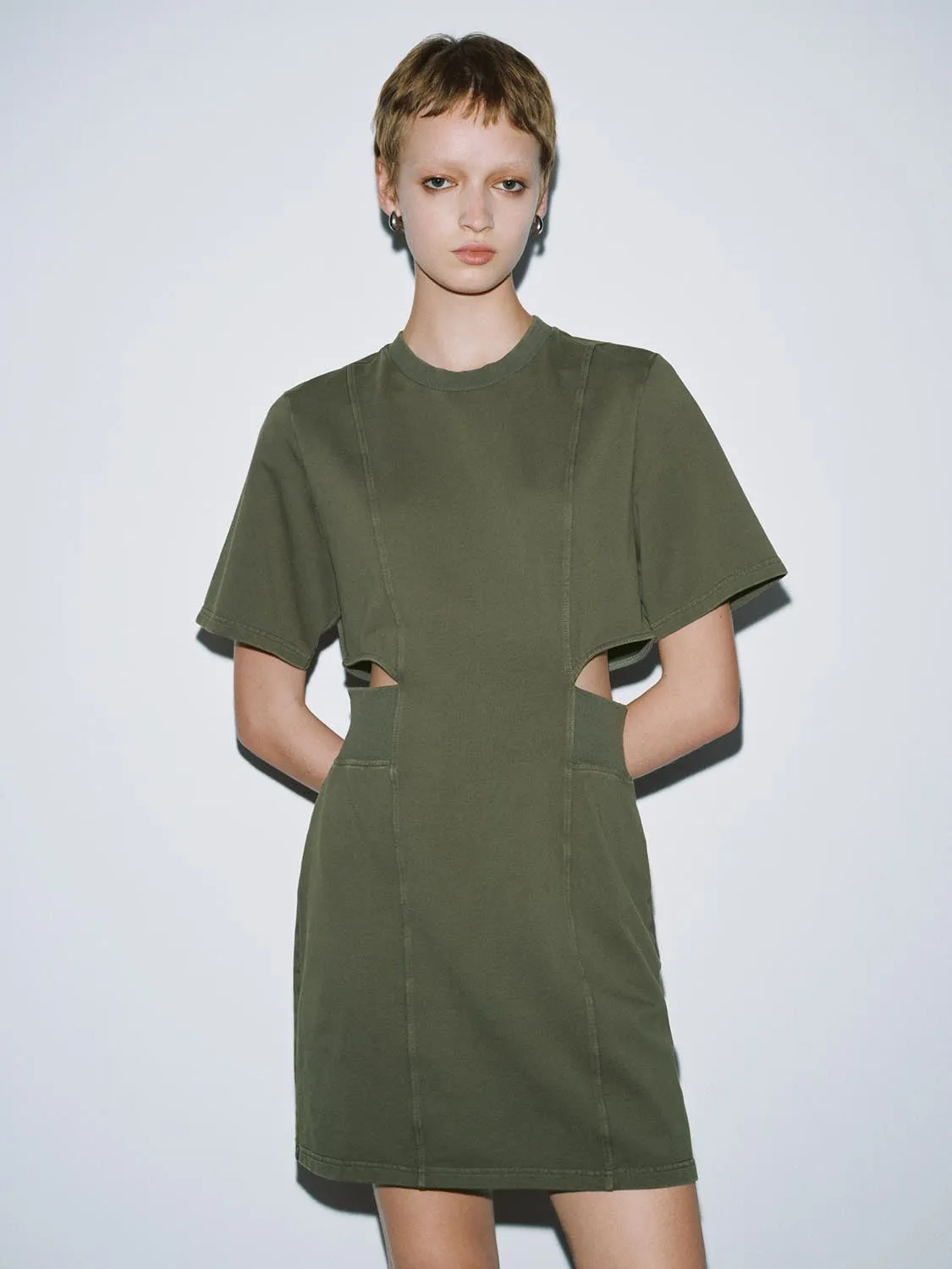 Cut Out Straight Dresses sold by Urban Revivo