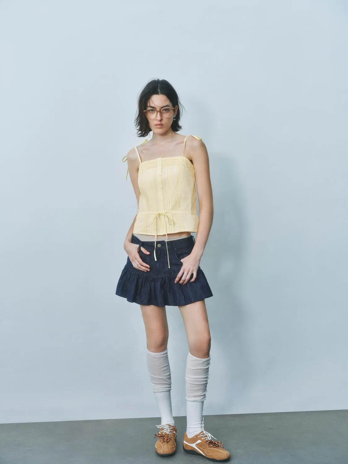 Tie Front Cami Tops sold by Urban Revivo product image thumbnail 5