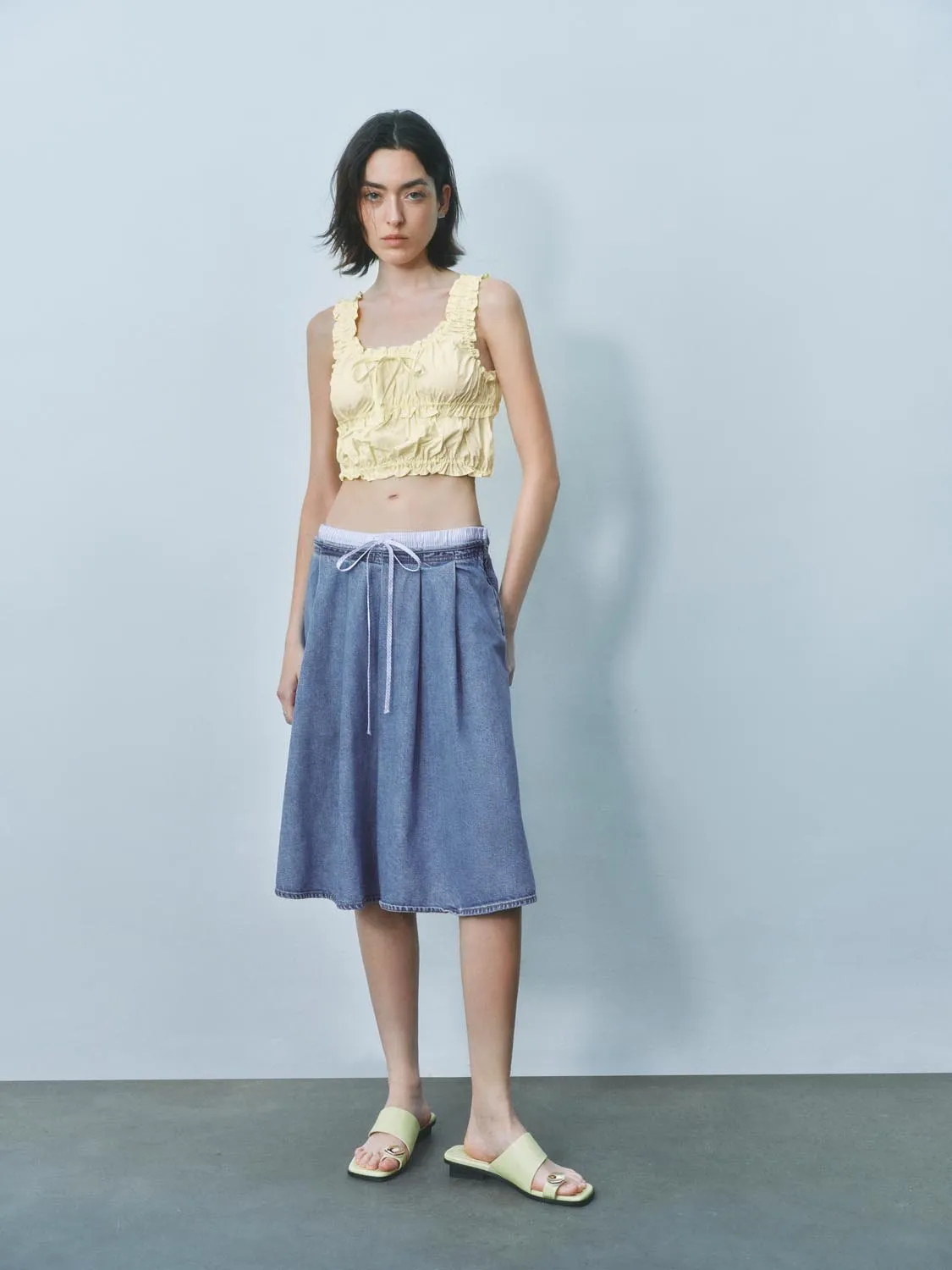 Denim Skirts sold by Urban Revivo product image thumbnail 4