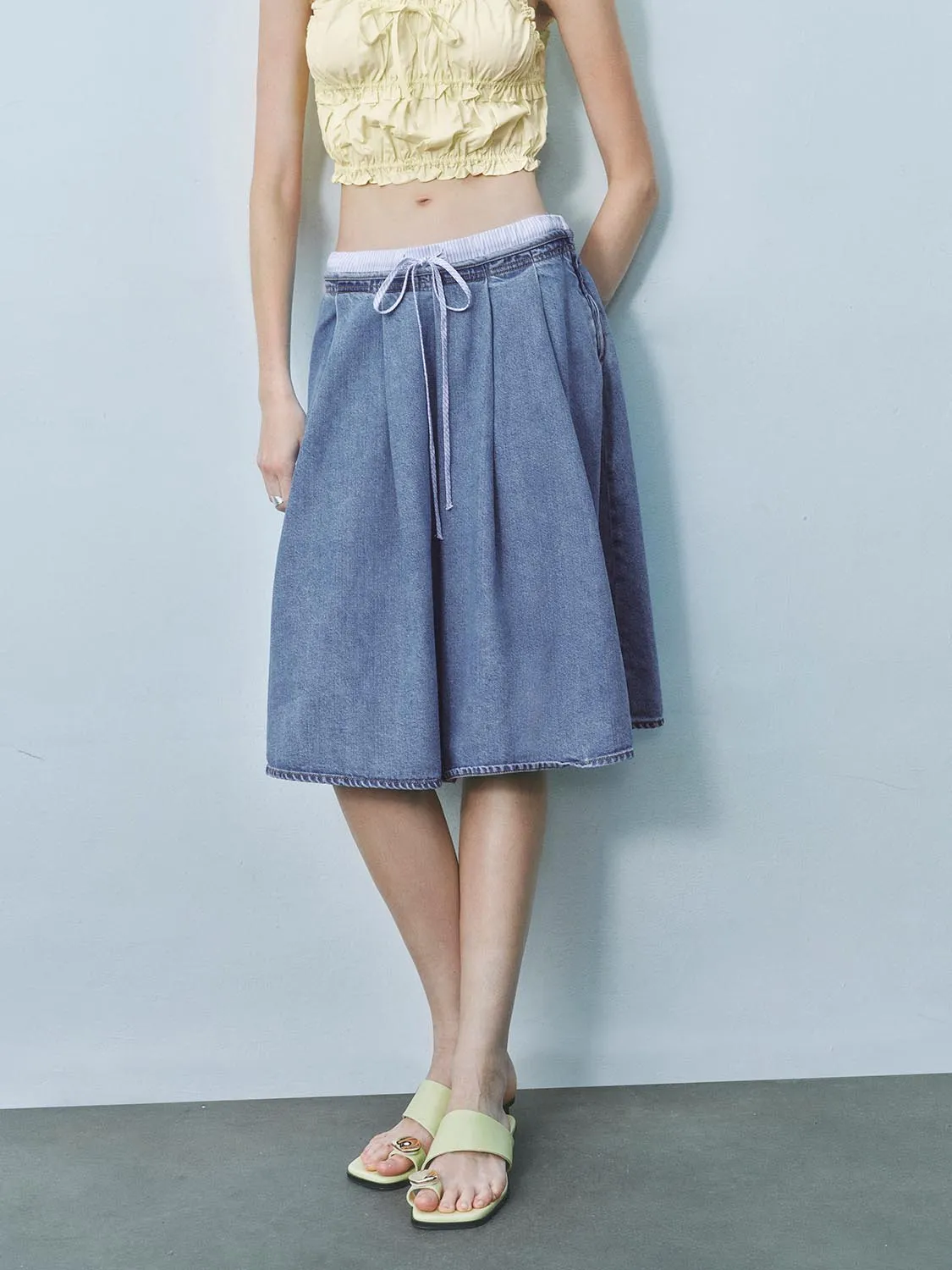 Denim Skirts sold by Urban Revivo product image thumbnail 2