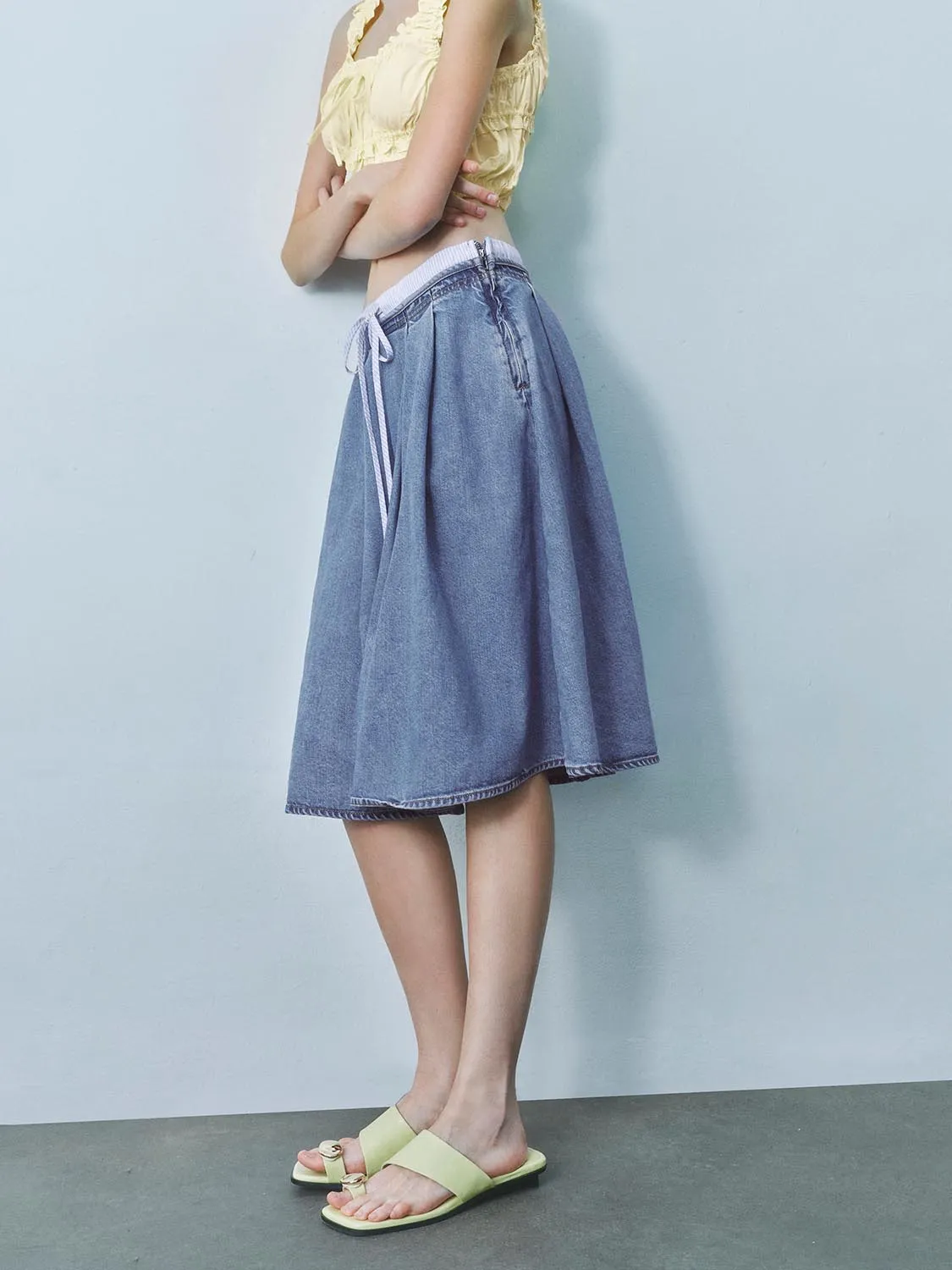 Denim Skirts sold by Urban Revivo product image thumbnail 3