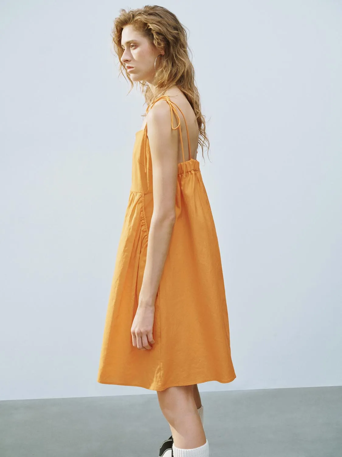 Tie Front A-Line Dresses sold by Urban Revivo product image thumbnail 2