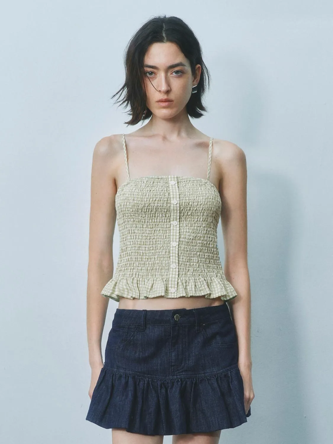 Plaid Cami Tops sold by Urban Revivo