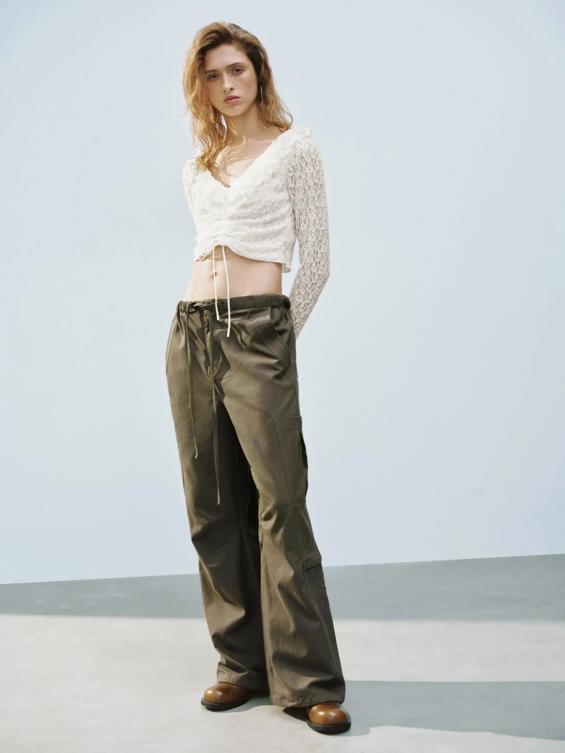 Wide-Leg Pants sold by Urban Revivo product image thumbnail 5