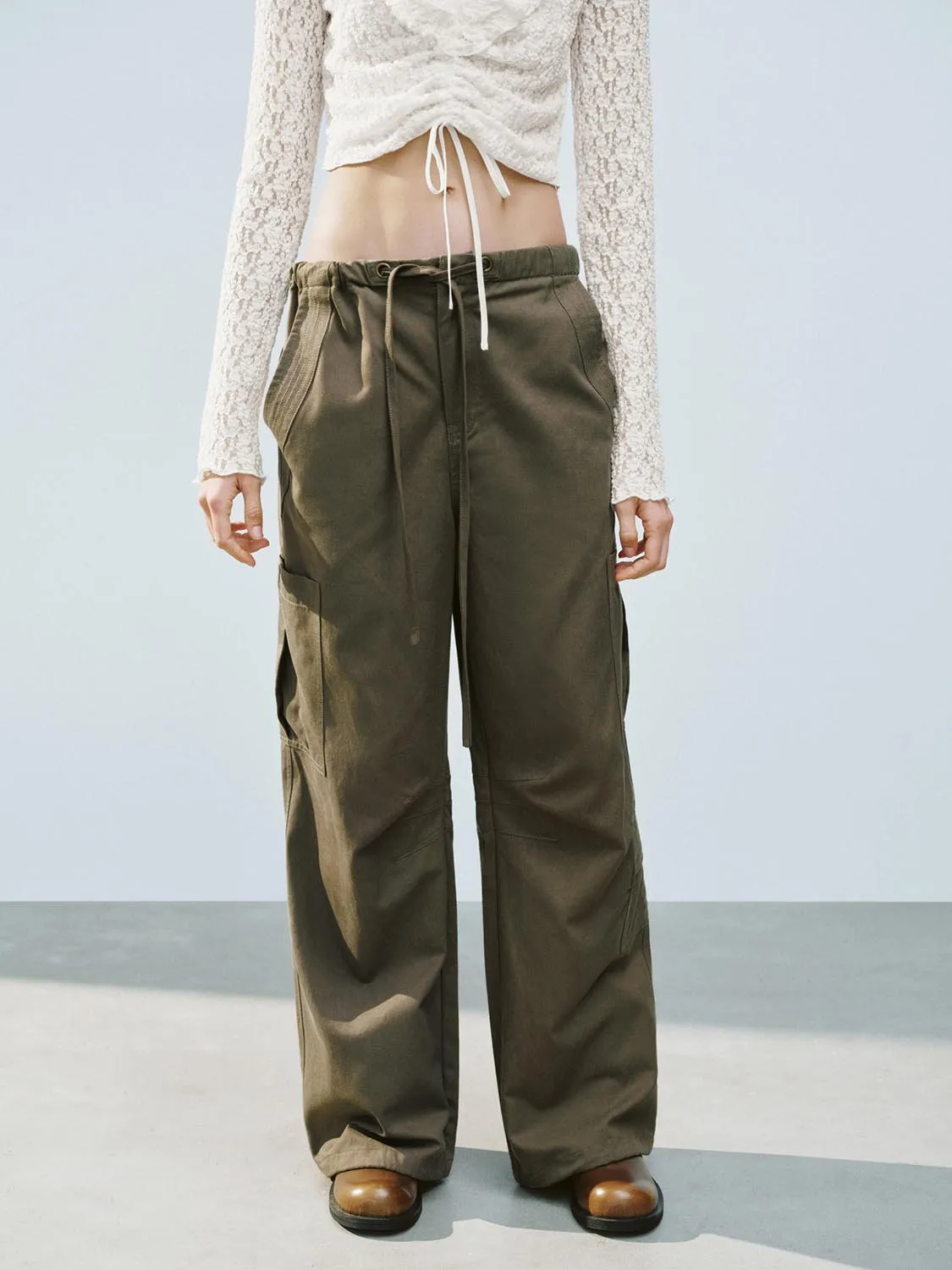 Wide-Leg Pants sold by Urban Revivo product image thumbnail 2
