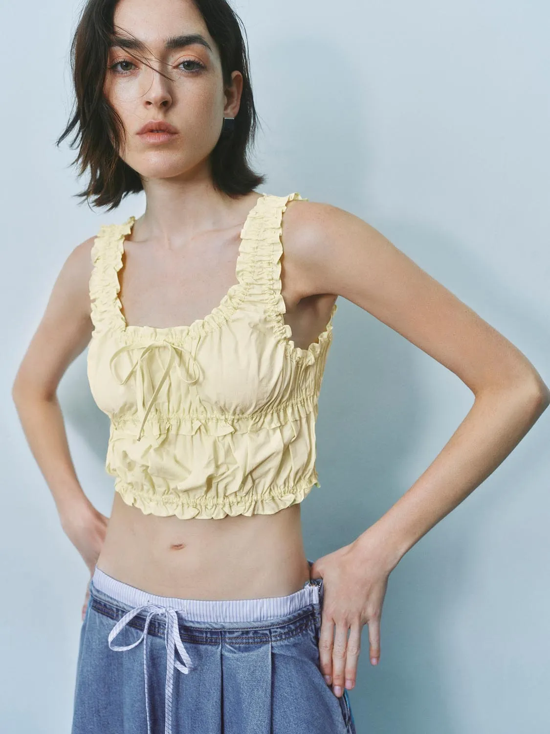 Shirred Overhead Shirts sold by Urban Revivo product image thumbnail 2