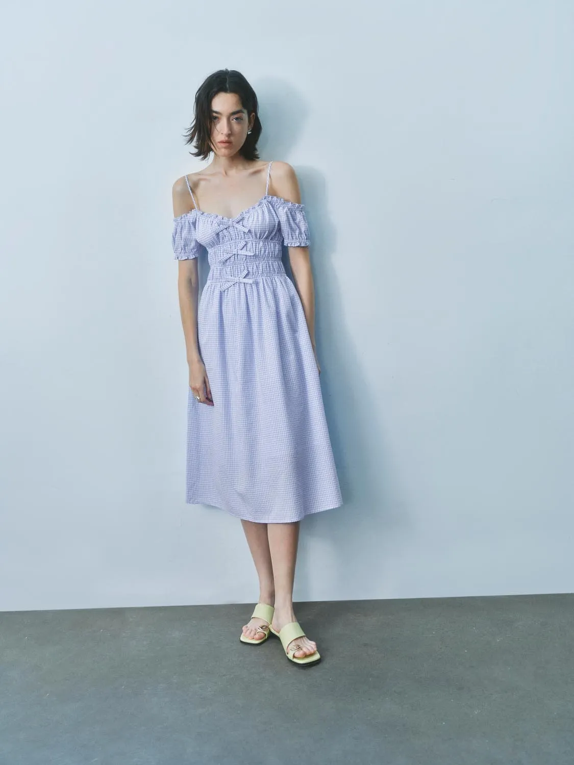 Off Shoulder Skater Dresses sold by Urban Revivo product image thumbnail 3