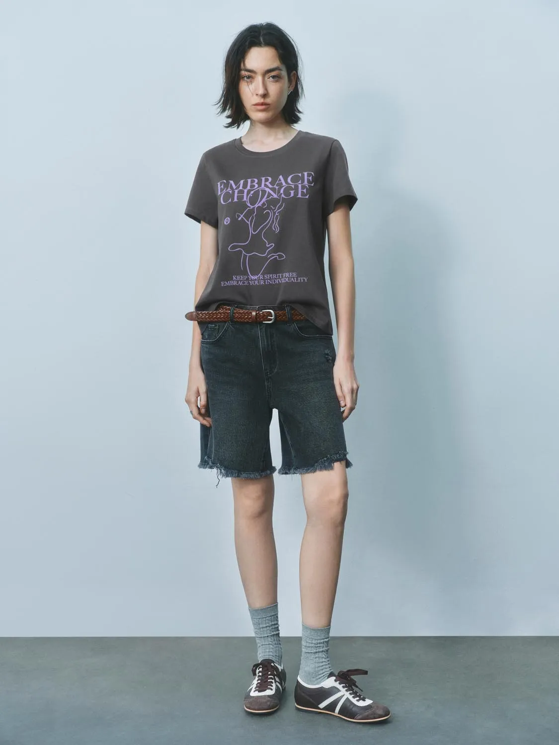 Short Sleeve T-Shirts sold by Urban Revivo product image thumbnail 3