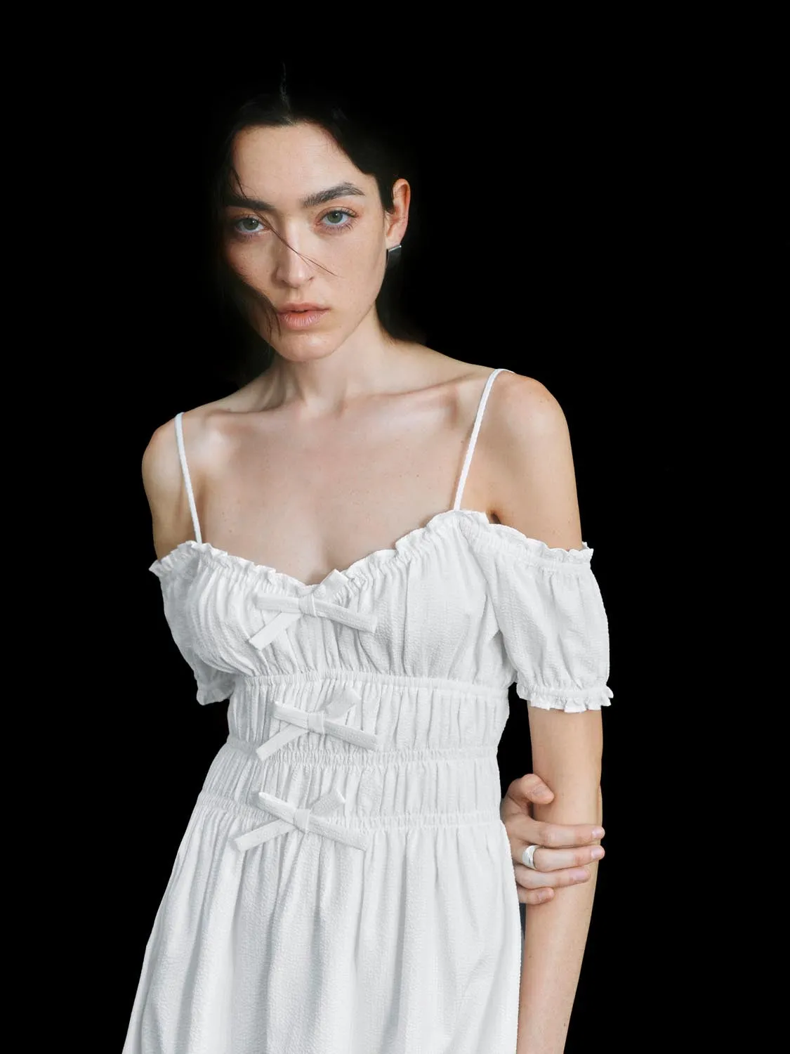 Off Shoulder Skater Dresses sold by Urban Revivo product image thumbnail 5