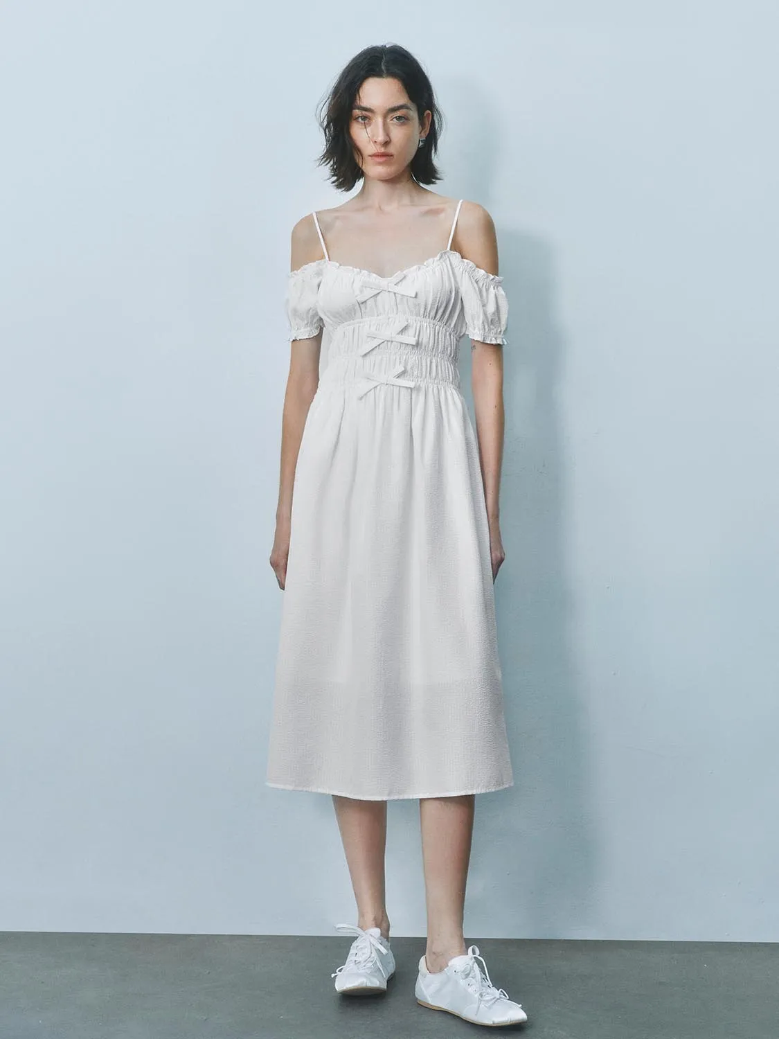 Off Shoulder Skater Dresses sold by Urban Revivo