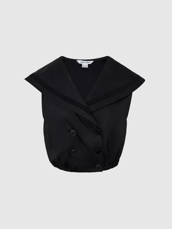 Double Breasted Lapel Shirts sold by Urban Revivo