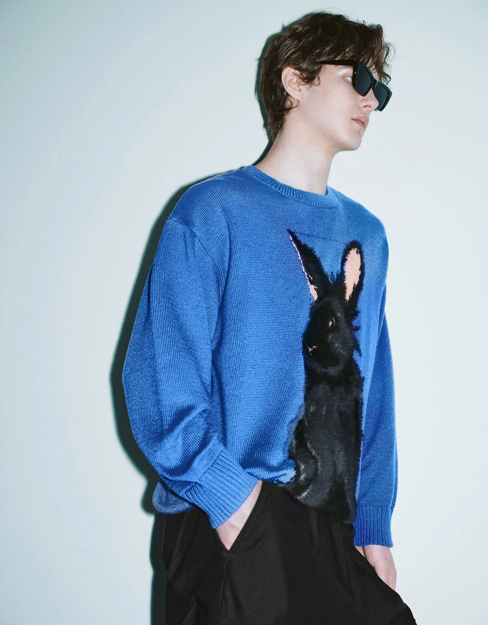 Animal Embroidered Knitted T-Shirt sold by Urban Revivo product image thumbnail 3