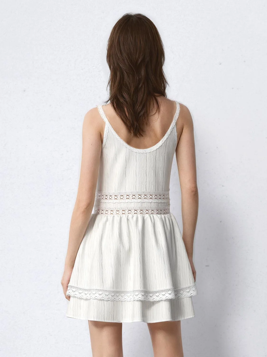 Lace Cami A-Line Mini Dresses sold by Urban Revivo product image thumbnail 2