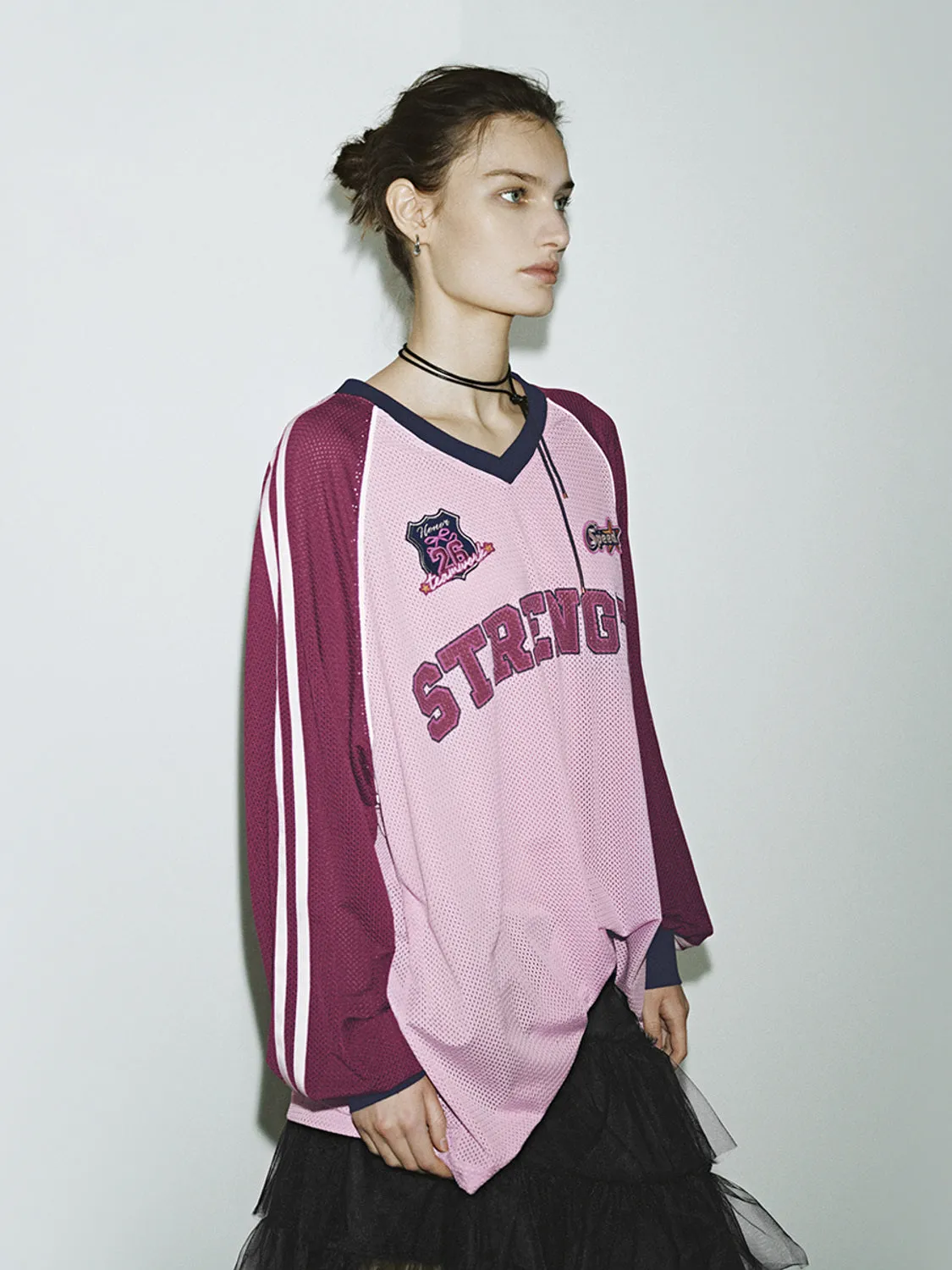 V-Neck Oversized T-Shirts sold by Urban Revivo product image thumbnail 5