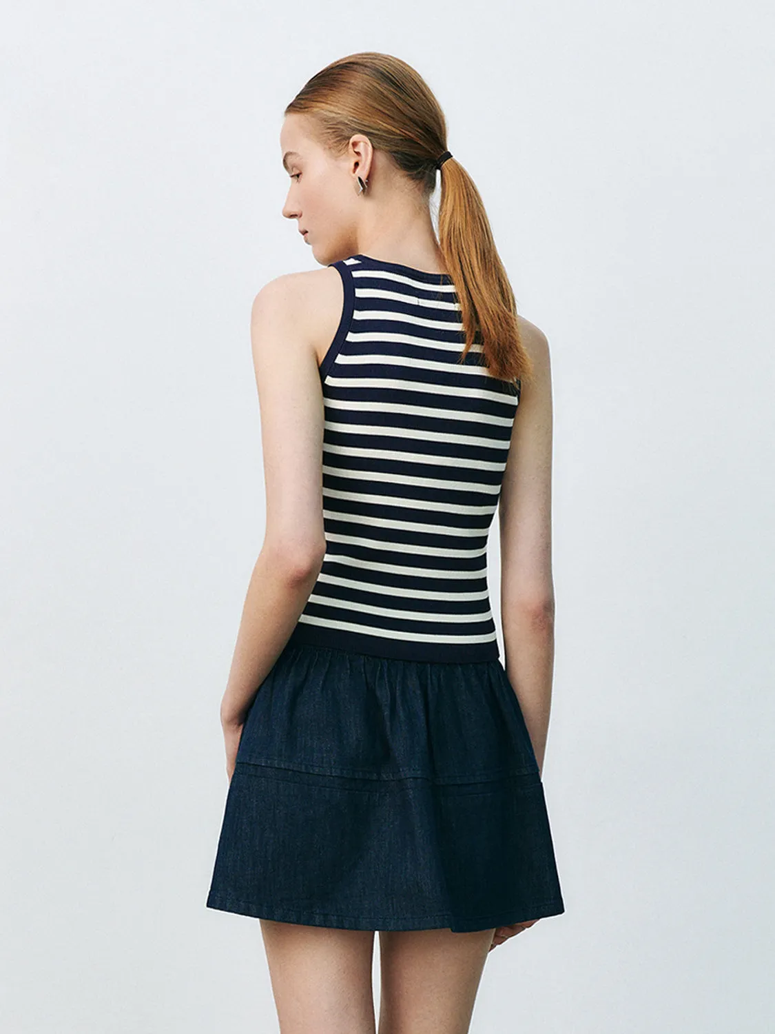 Striped Knitted Vests sold by Urban Revivo product image thumbnail 2