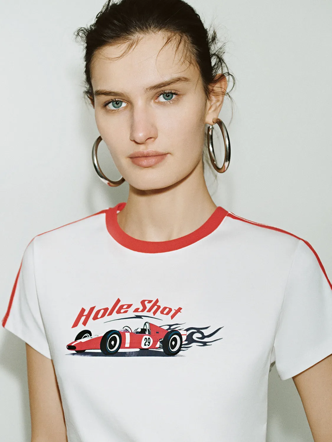 Striped Jersey T-Shirts sold by Urban Revivo product image thumbnail 3