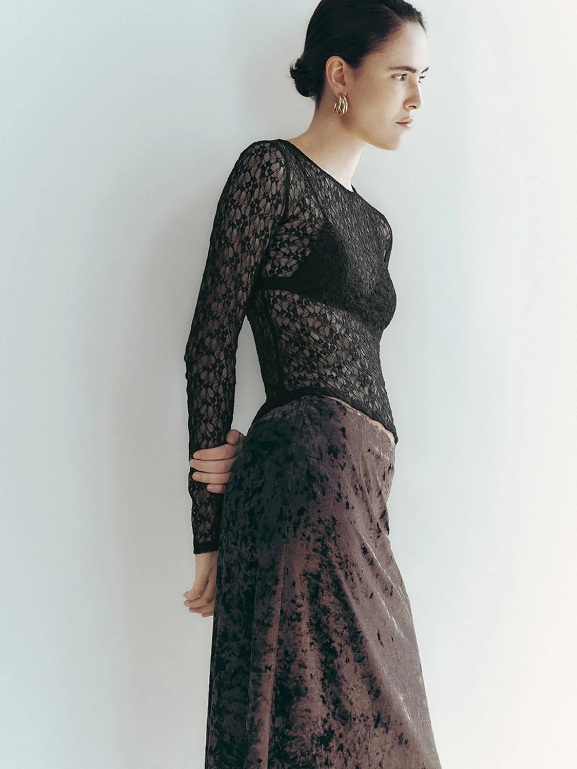 Skinny See-Through T-Shirts sold by Urban Revivo product image thumbnail 3