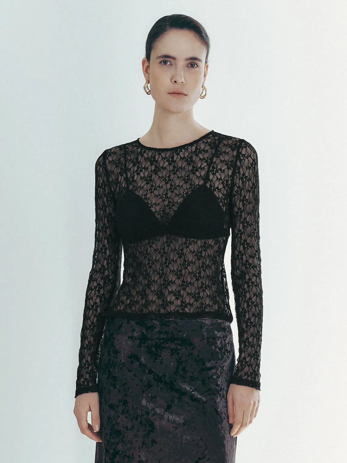 Skinny See-Through T-Shirts sold by Urban Revivo