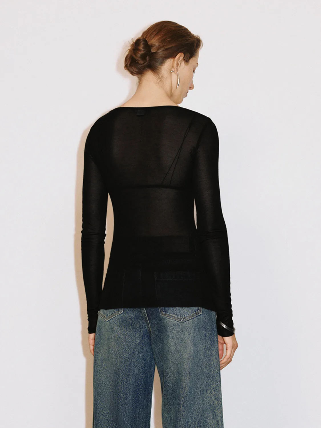 Skinny Long Sleeve T-Shirts sold by Urban Revivo product image thumbnail 2