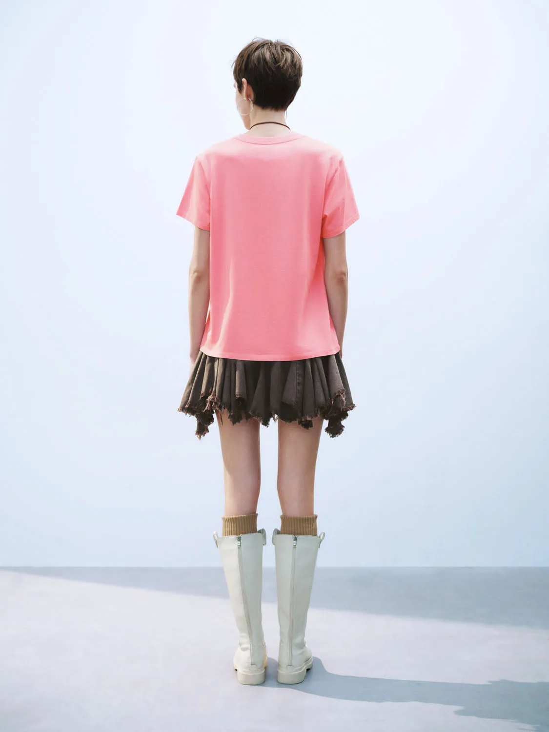 Printed Regular T-Shirts sold by Urban Revivo product image thumbnail 3