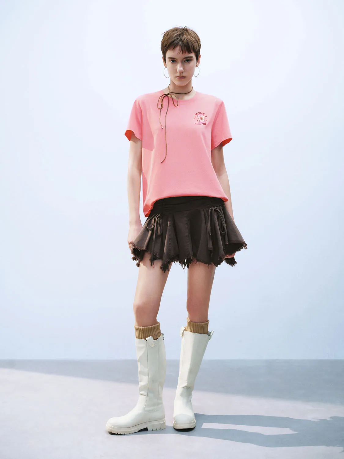 Printed Regular T-Shirts sold by Urban Revivo product image thumbnail 5