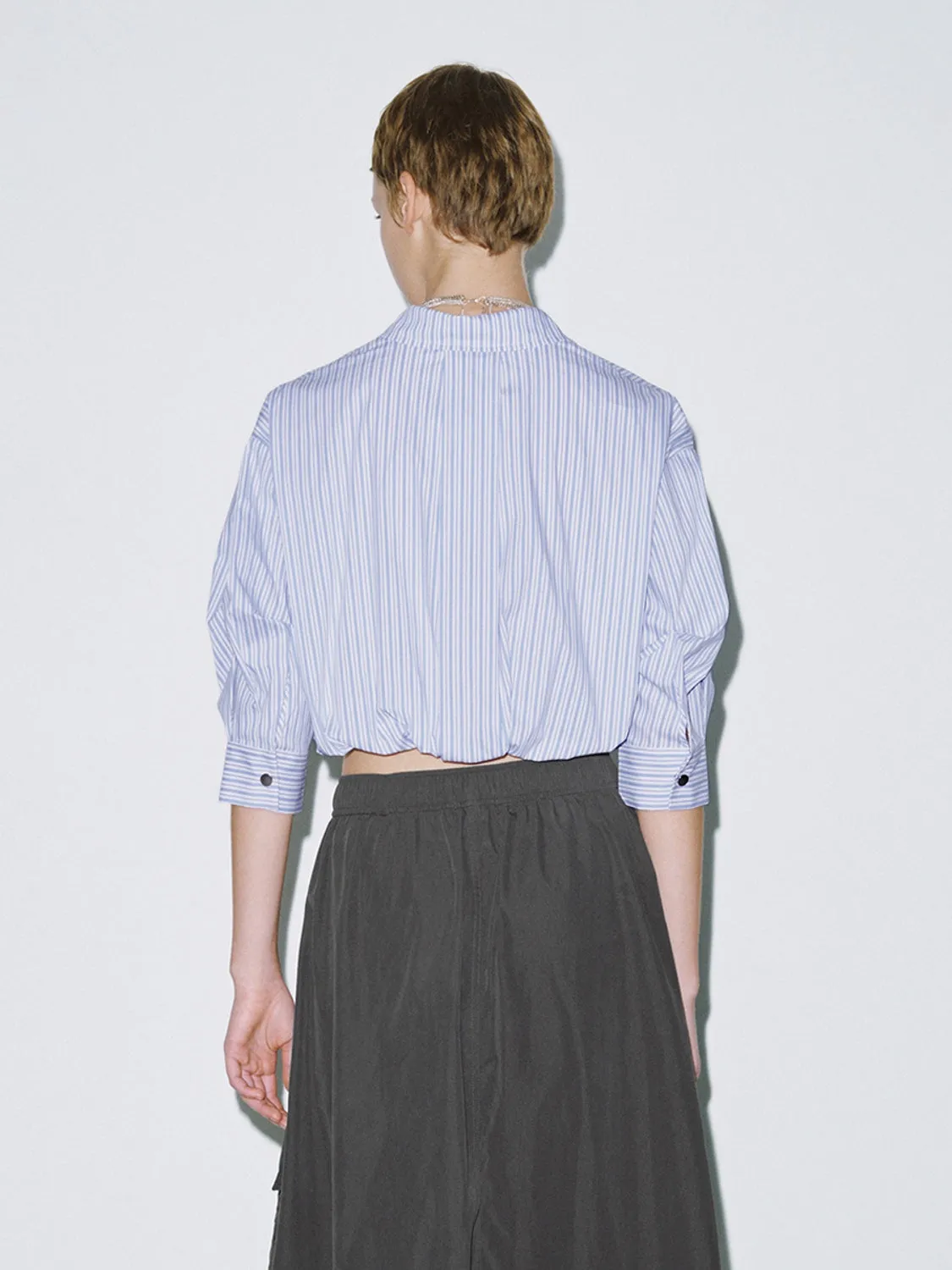 Overhead Cropped Shirts sold by Urban Revivo product image thumbnail 2