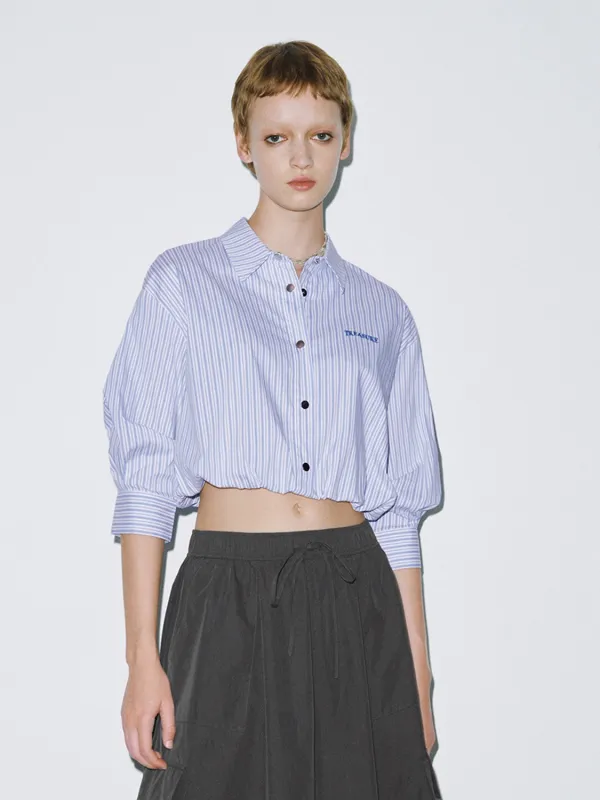 Overhead Cropped Shirts sold by Urban Revivo