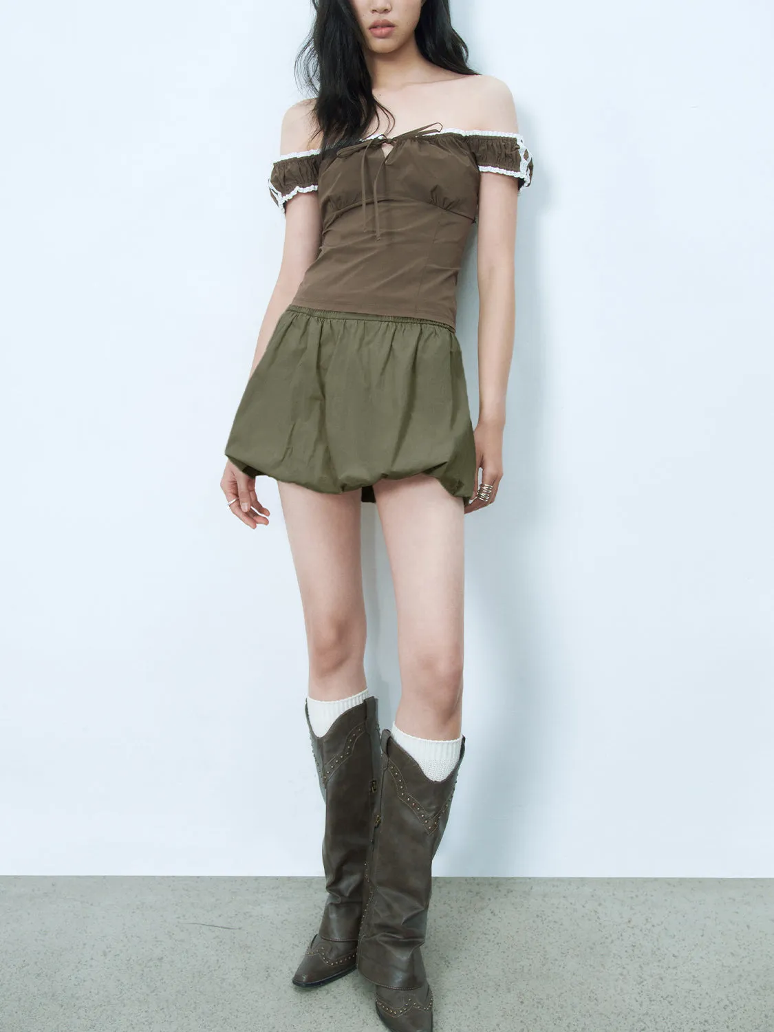 One Shoulder Overhead Shirt sold by Urban Revivo product image thumbnail 5