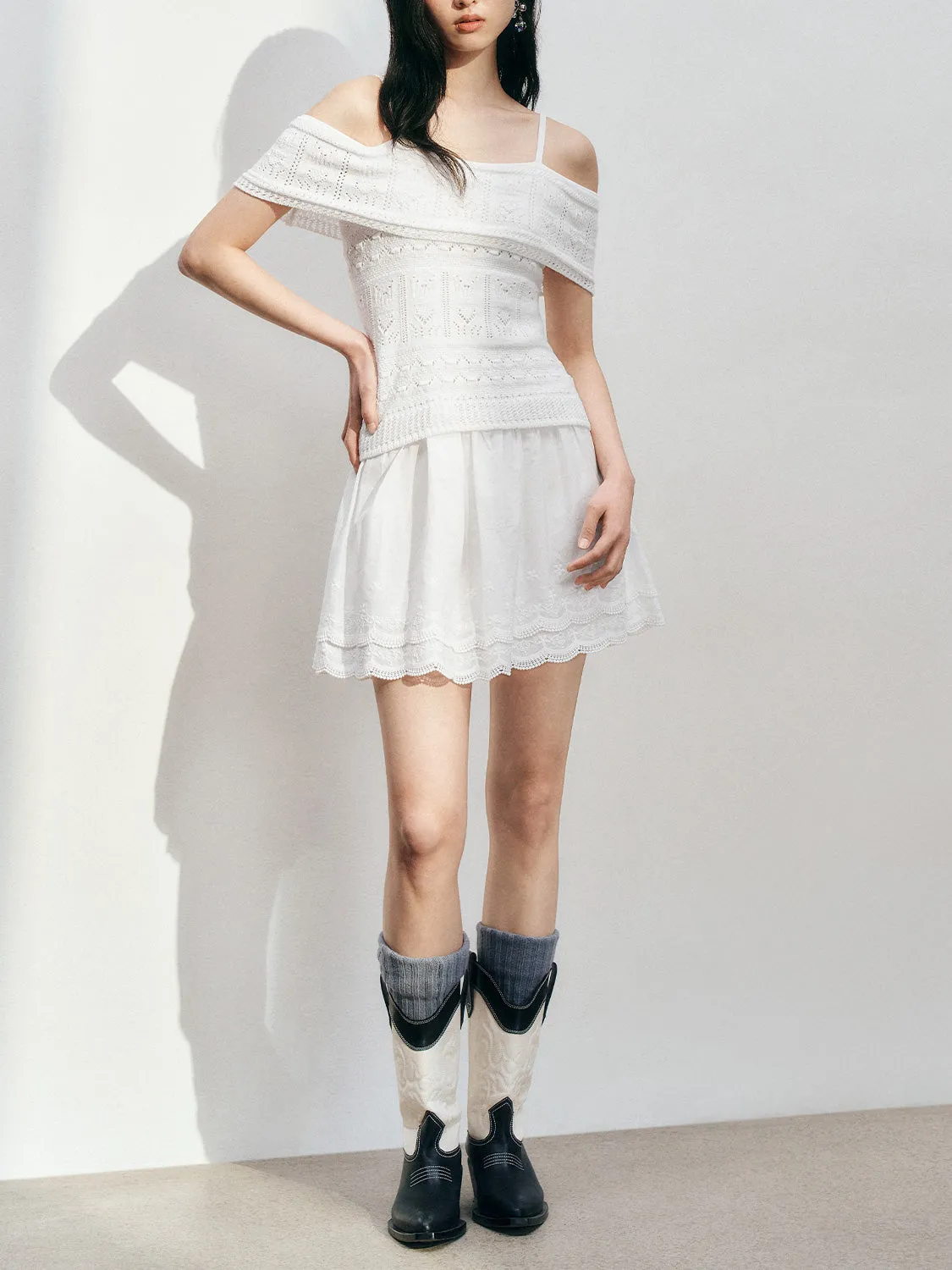 One Shoulder Knitted Dresses sold by Urban Revivo product image thumbnail 4