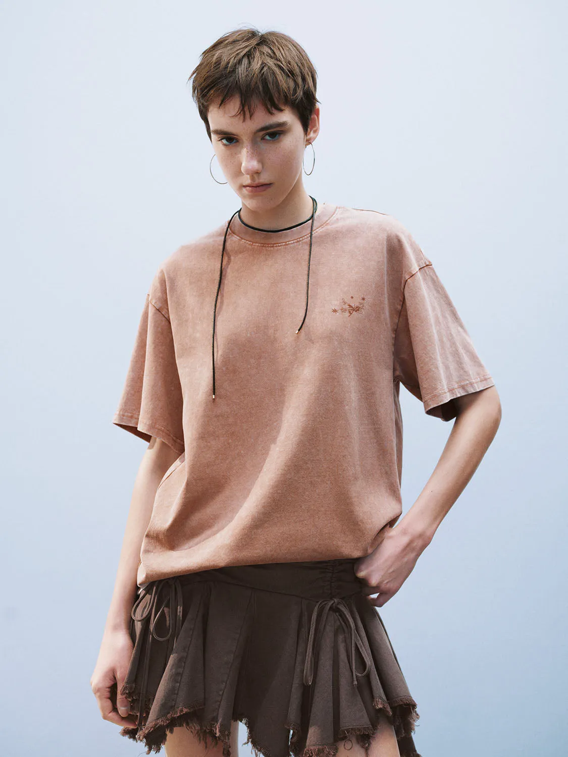 Loose Short Sleeve T-Shirts sold by Urban Revivo