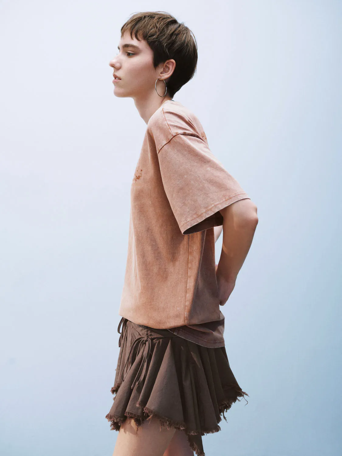 Loose Short Sleeve T-Shirts sold by Urban Revivo product image thumbnail 2